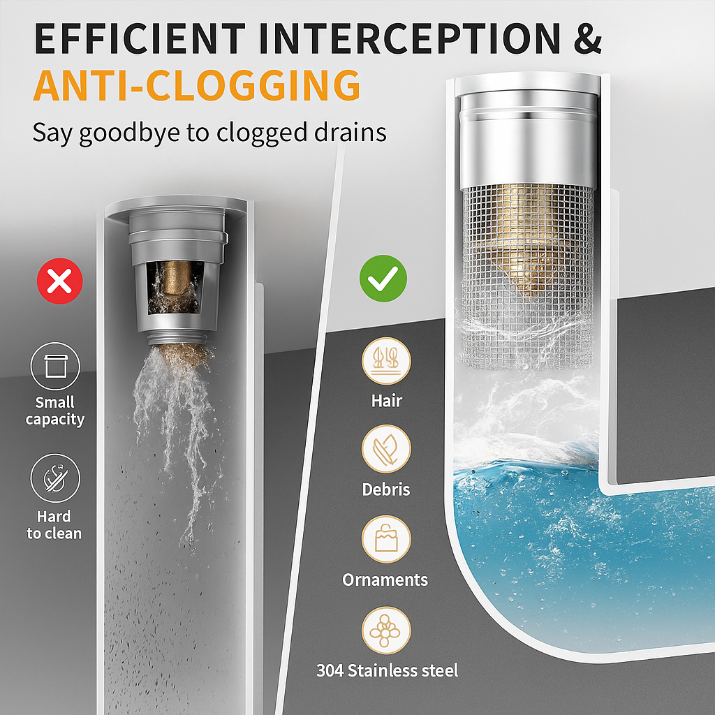 Serenoven Pop-Up DrainGuard™ Sink Stopper