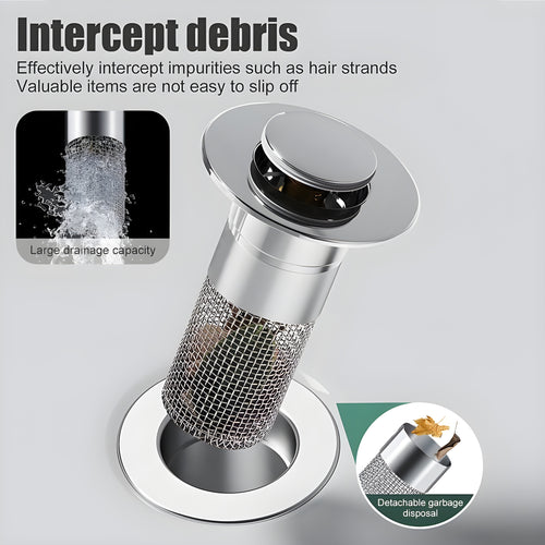 Serenoven Pop-Up DrainGuard™ Sink Stopper